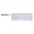 Fantech Atom HE68 MK811 Wired Magnetic Keyboard - White (Emerald Switch)