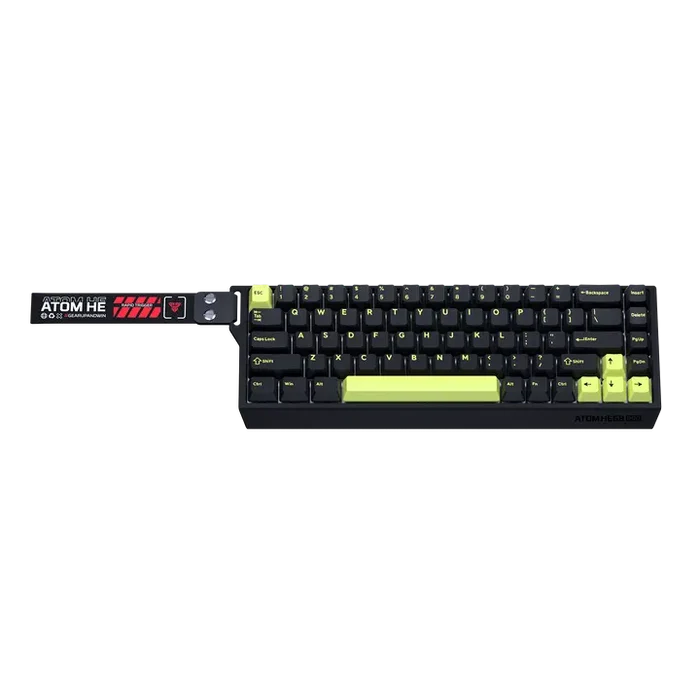 Fantech Atom HE68 Pro MK922 Wireless Magnetic Keyboard - Mori Black (Emerald Switch)
