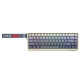 Fantech Atom HE68 Pro MK922 Wireless Magnetic Keyboard - Retro Beige (Emerald Switch)