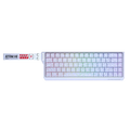 Fantech Atom HE68 Pro MK922 Wireless Magnetic Keyboard - Topo White (Emerald Switch)