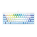 Fantech Atom X63 MK611 AME Edition RGB Mechanical Gaming Keyboard - White (Taro Switch)