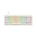 Fantech Atom X66 MK614 Retro Edition RGB Mechanical Gaming Keyboard - Beige (Ice Apricot Switch)