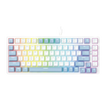 Fantech Atom X83 MK612 AME Edition RGB Mechanical Gaming Keyboard - White (Taro Switch)