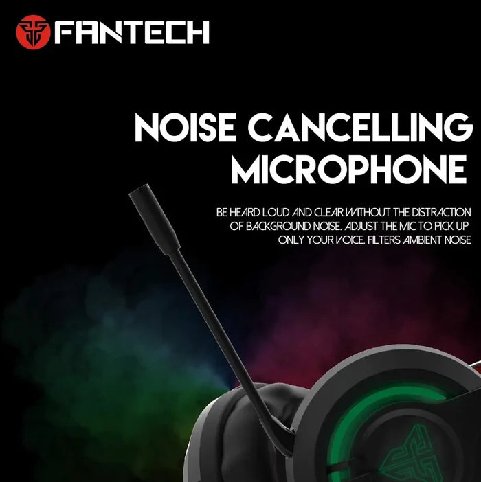 Fantech HG20 Chief II RGB Over-Ear Gaming Headset - Black