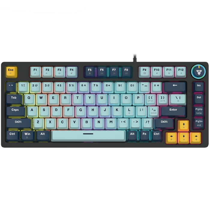 Fantech Mizu Edition Atom 81 MK875V2 RGB Mechanical Gaming Keyboard - Sky Blue (Taro Switches)