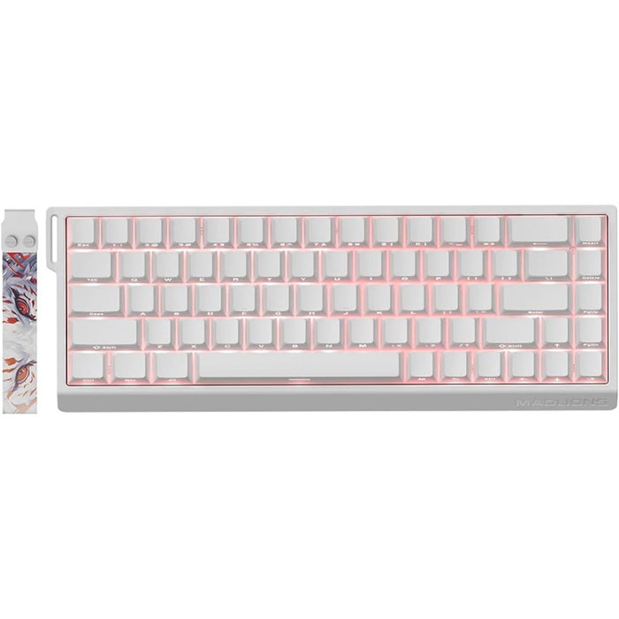 FGG MadLions MAD68 HE RGB 60% Wired Magnetic Switch Gaming Keyboard, 8000 Hz Polling Rate, White - PakByte Computers