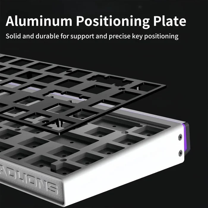 FGG MadLions Nano68 Rapid Trigger RGB Gaming Keyboard - White Side Print - PakByte Computers
