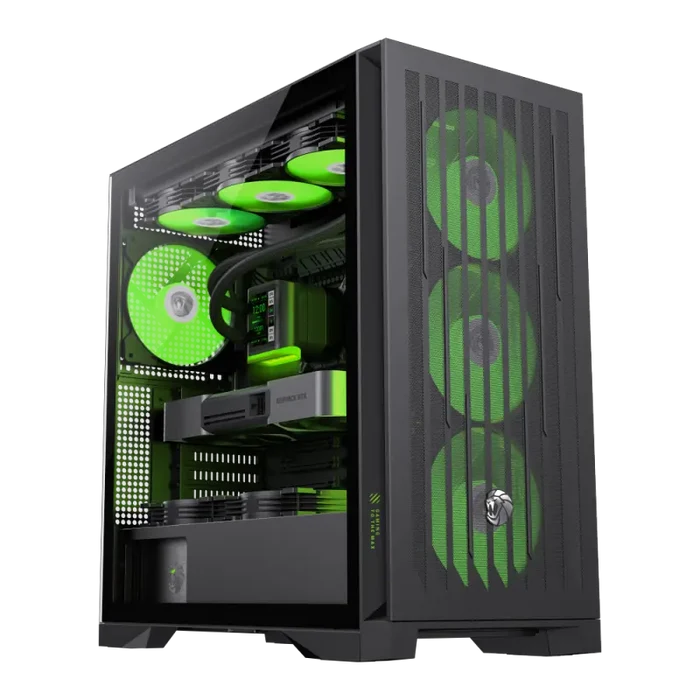 GameMax Leader 2 BK ARGB Mid-Tower eATX Gaming Case - Black