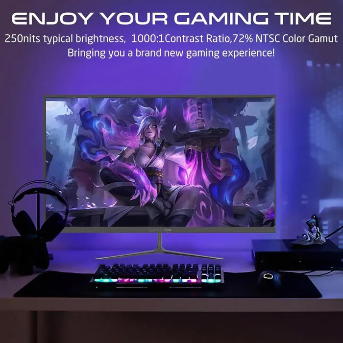 GameOn GOES22FHD120IPS 22", 120Hz Full HD Monitor - Black