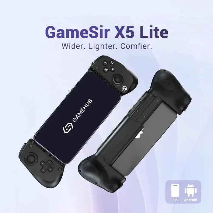 GameSir X5 Lite Mobile Gaming Controller - Moonlight White