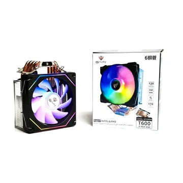 GFury Cool Storm GF-T600 RGB 6 Heat Pipes CPU Cooler - PakByte Computers