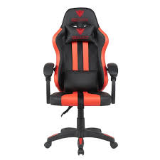 GFury KW-G8193 320mm Nylon Base Gaming Chair - Red - PakByte Computers