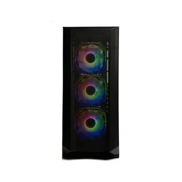 GFury Pluto GF-390 Left-Side Tempered Glass Panel Gaming PC Case - PakByte Computers