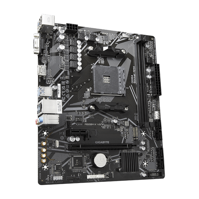 Gigabyte A520M K V2 AMD AM4 microATX Motherboard - PakByte Computers