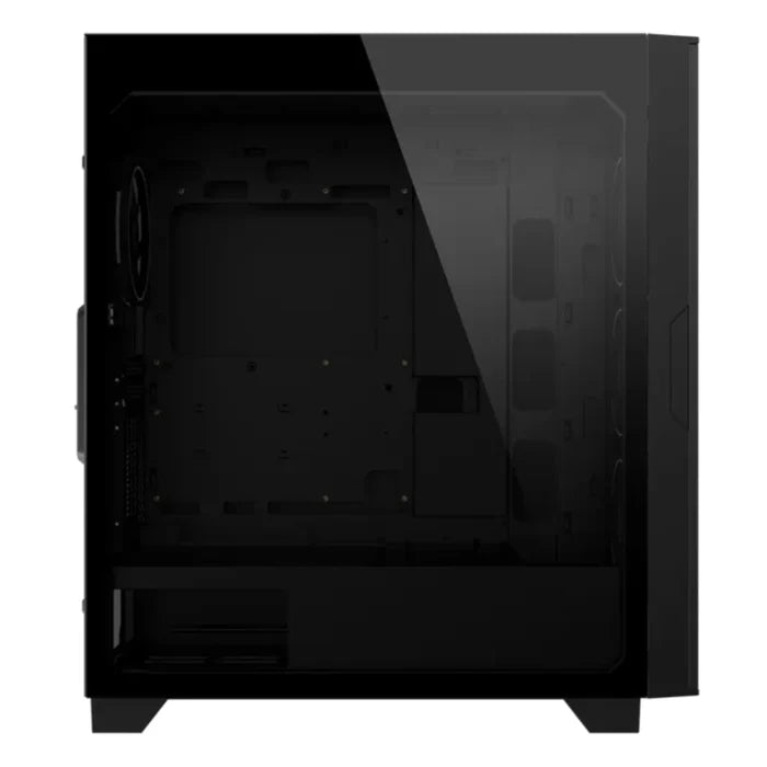 GIGABYTE AORUS C500 GLASS E-ATX Mid Tower PC Gaming Case, Pre-installed 4x ARGB Fans – Black
