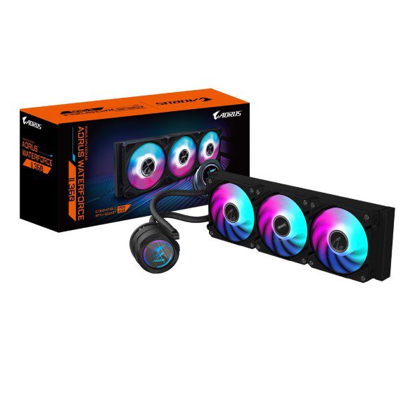 GIGABYTE Aorus Waterforce II 360 AIO Liquid Cooler - Black - PakByte Computers