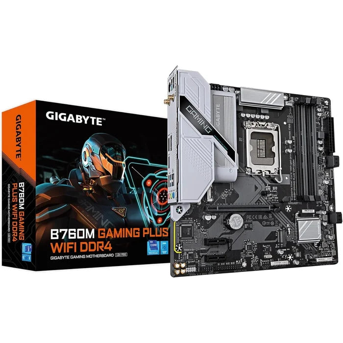 Gigabyte B760M Gaming Plus WIFI DDR4 LGA 1700 Micro-ATX Motherboard - PakByte Computers
