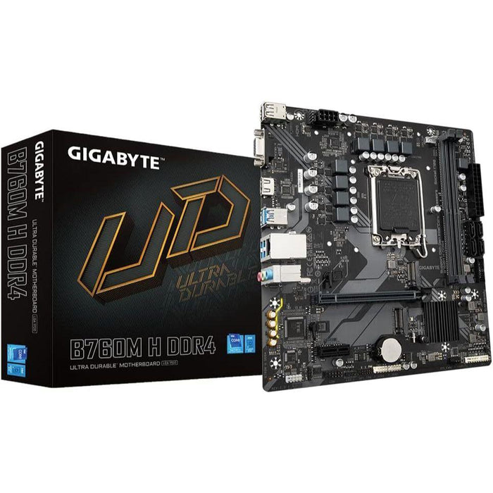 Gigabyte B760M H DDR4 Motherboard Supports Intel Core 14th Gen CPUs - PakByte Computers