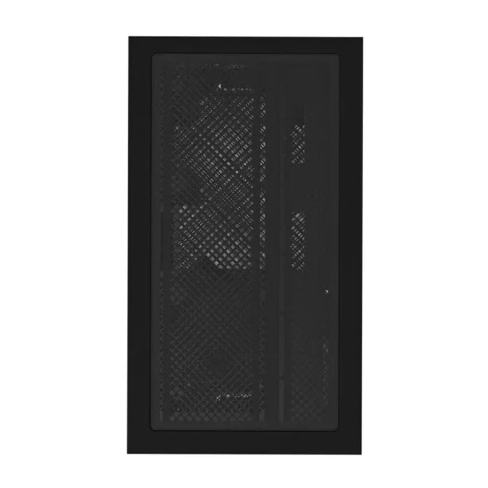 GIGABYTE C201 PANORAMIC Micro-ATX Mid Tower PC Gaming Case, Pre-installed 3x ARGB Fans – Black