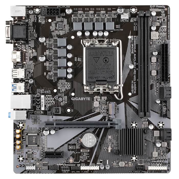 Gigabyte H610M H  V2 DDR5 Intel 12/13/14th Gen microATX Motherboard - PakByte Computers