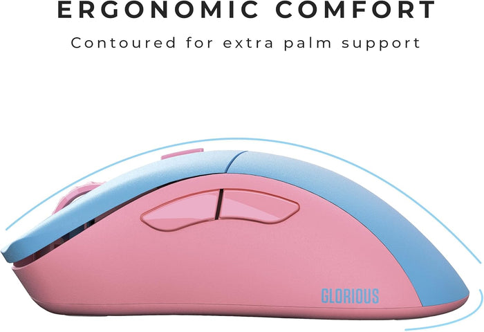 Glorious Model D Pro Forge Wireless Gaming Mouse - Skyline, Blue & Pink - PakByte Computers