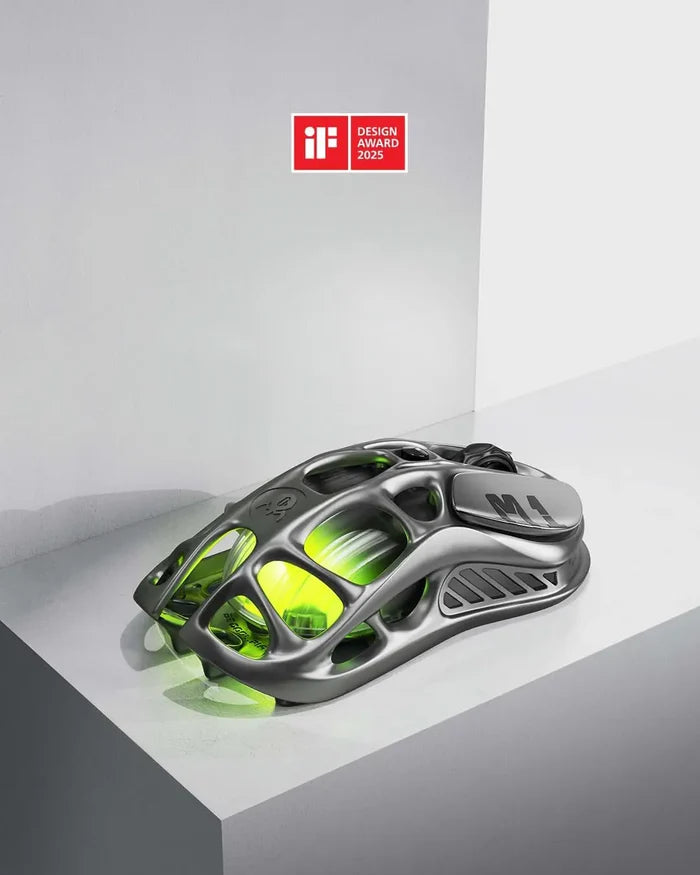 GravaStar Mercury M1 Pro Wireless Gaming Mouse - Gray - PakByte Computers