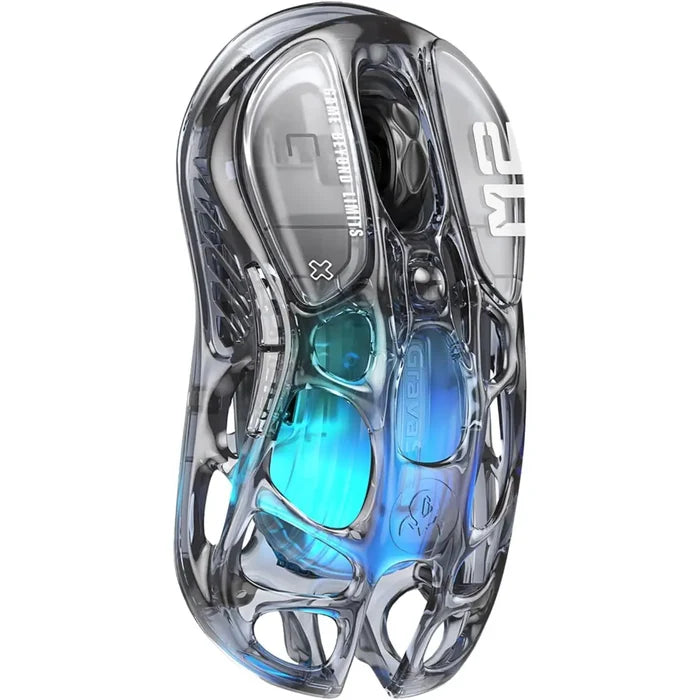 GravaStar Mercury M2 Wireless Gaming Mouse - Transparent - PakByte Computers