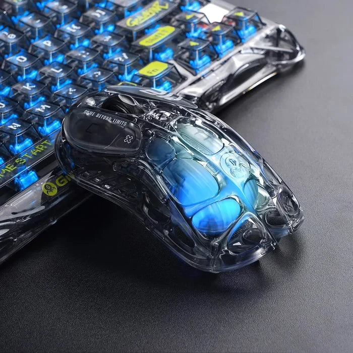 GravaStar Mercury M2 Wireless Gaming Mouse - Transparent - PakByte Computers