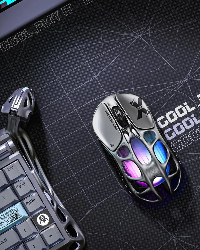 GravaStar Mercury X Pro Wireless Gaming Mouse - Interstellar Silver - PakByte Computers