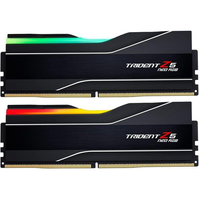 G.Skill Trident Z5 Neo RGB 64GB (2x32GB) 6000MHz C30 30-40-40-96 DDR5 DRAM AMD EXPO Desktop Memory - Matte Black - PakByte Computers