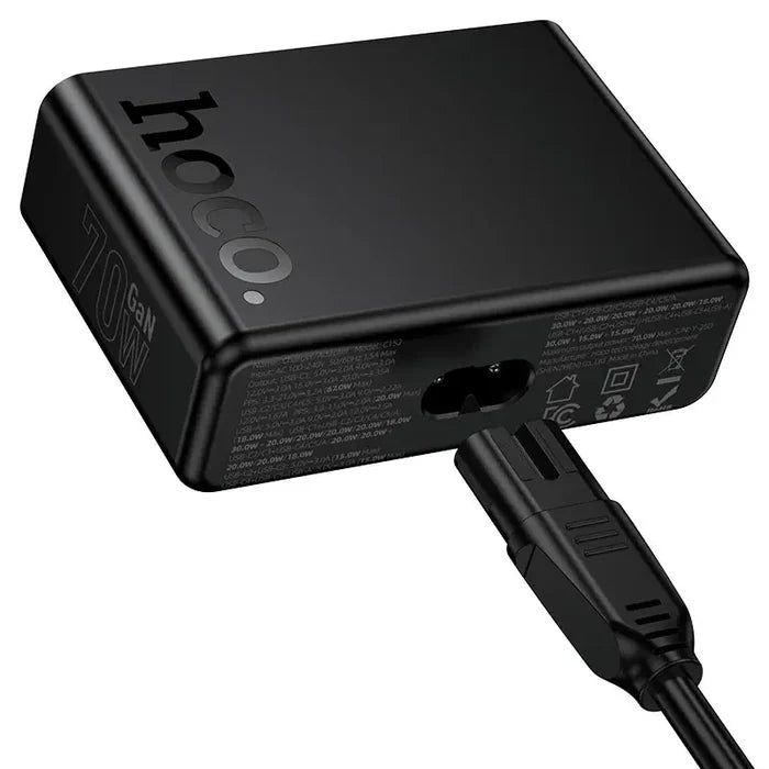HOCO C152 – Modern PD70W 6-Port (5C1A) Desktop Charger