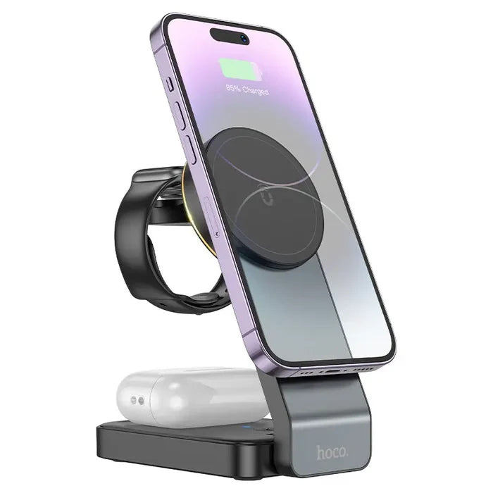 HOCO CQ3 – Noble Folding 3-in-1 Magnetic Wireless Fast Charger
