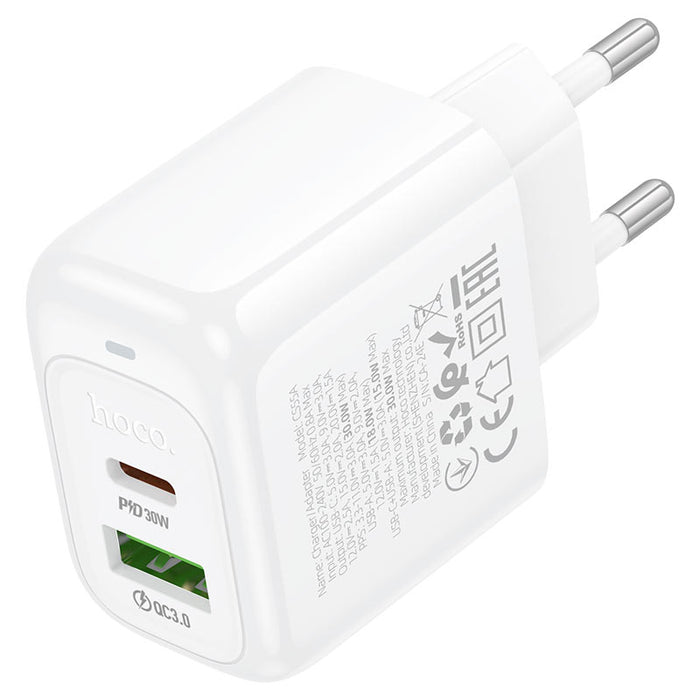 HOCO CS55A Surplus PD30W + QC 3.0 EU Charger