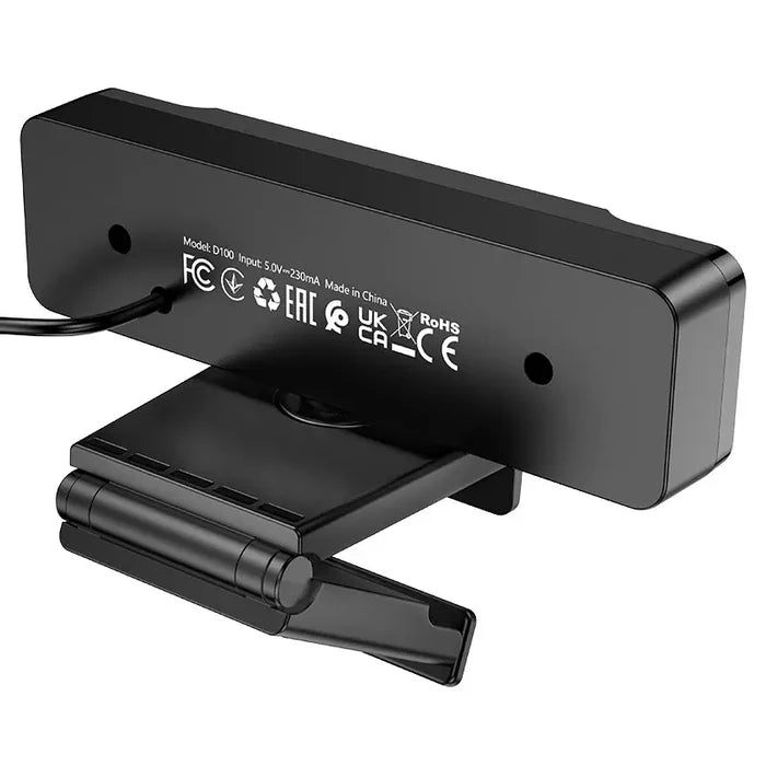 HOCO D100 – HD Computer Camera Webcam - Black