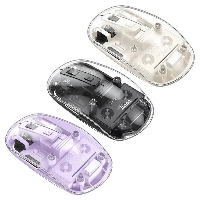 HOCO GM29 – Mysterious Dual-Mode Silent Wireless Mouse - White