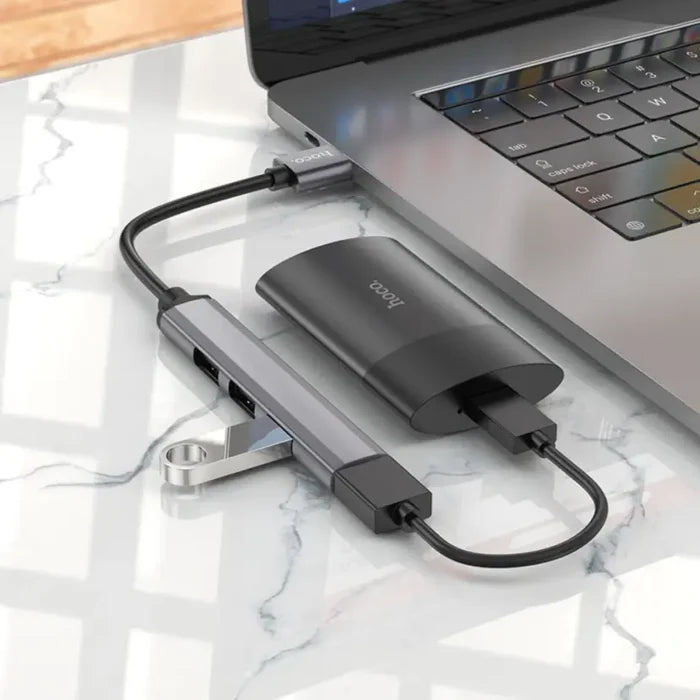 Hoco HB26 4-in-1 USB Adapter Multiport Hub