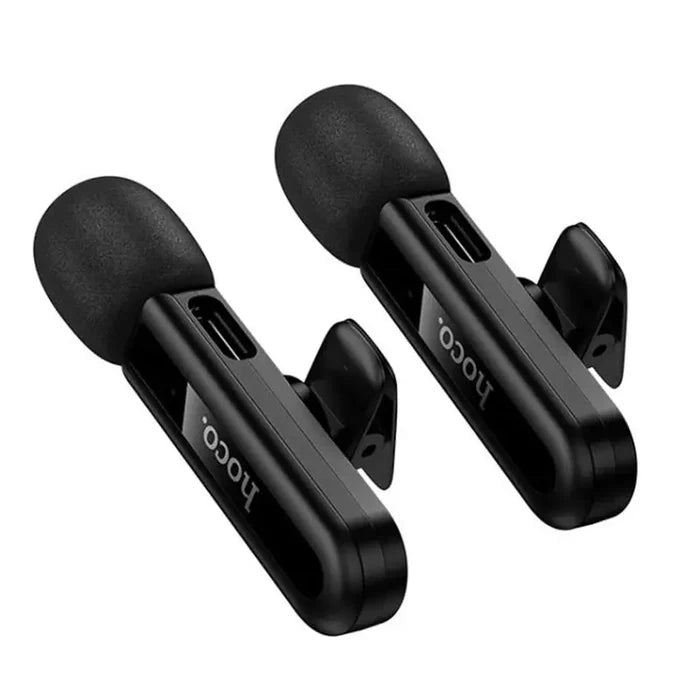 HOCO L20A – Fair Dual Mic Wireless Lavalier Microphone