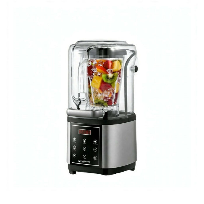 Hoffmans HM-2093 Commercial Silent Blender 2L 4800W LCD Touch Control - Sound Insulation Low Noise