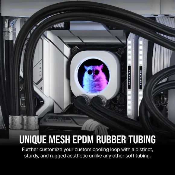 Hydro X Series XT Softline Mesh Tubing - Black - PakByte Computers