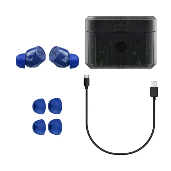 HyperX Cirro Buds Pro Wireless Earbuds - Blue