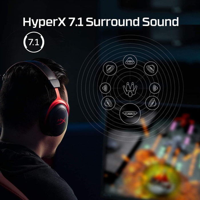 HyperX Cloud II Wireless Gaming Headset - Black/Red - EasySkins, Inc.