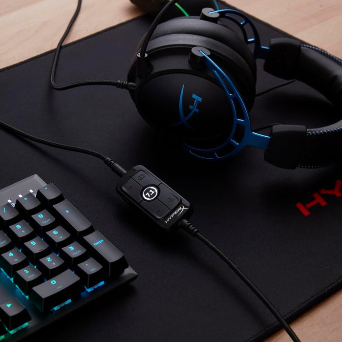 HyperX Cloud Alpha S - PC Gaming Headset, 7.1 Surround Sound - Blue - PakByte