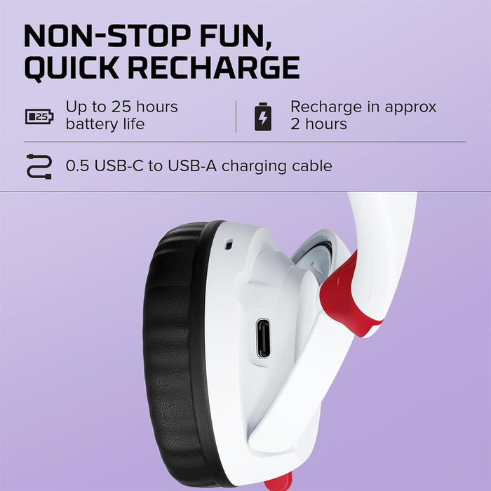 HyperX Cloud Mini Wireless Gaming Headset - White - PakByte Computers