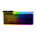 HYTE Keeb TKL - Modern Human Interface - Customizable Tenkeyless Wired Crystal Bubble RGB Gasket Mounted Mechanical Keyboard - PakByte