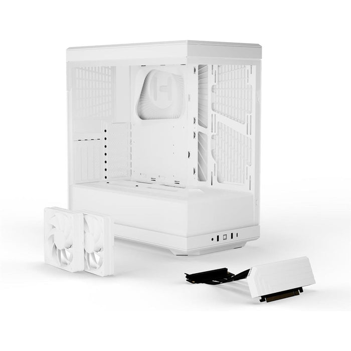 HYTE Y40 S-Tier Aesthetic Case ATX Mid Tower Computer Gaming Case - White - PakByte