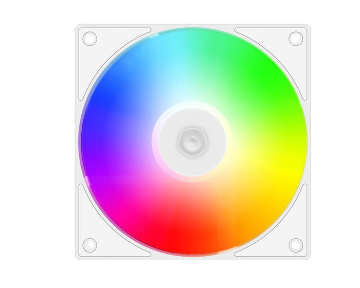ID-Cooling AS-120-ARGB-W Single 120mm Case Fan - White