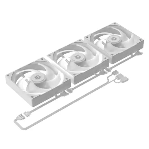 ID-COOLING FX360 LCD ARGB 360mm AIO Liquid CPU Cooler - White - PakByte Computers