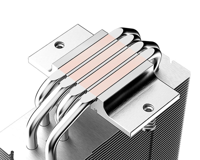 ID-Cooling SE-214-XT ARGB White CPU Air Cooler - PakByte