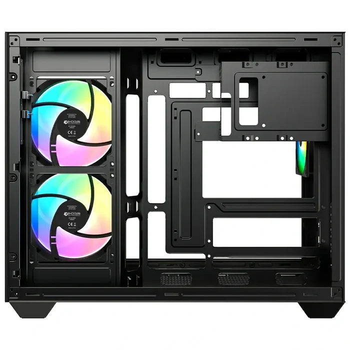 ID-Cooling View 500 ARGB Micro-ATX PC Case - Black