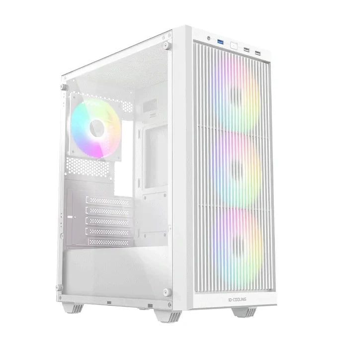 ID-Cooling Ware 310 ARGB ATX PC Case -  White